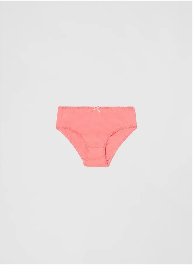 او في اس Ovs Girls Five-Pack Briefs With Flower Print