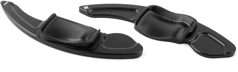 Cnoula11 Car Aluminum Shift Paddle Extended Shifter Extendtion Trim Cover Set for VW For Golf 6 for Jetta MK5 MK6, Replaces# 5K0951528, 5K0951527 Black - Image 1