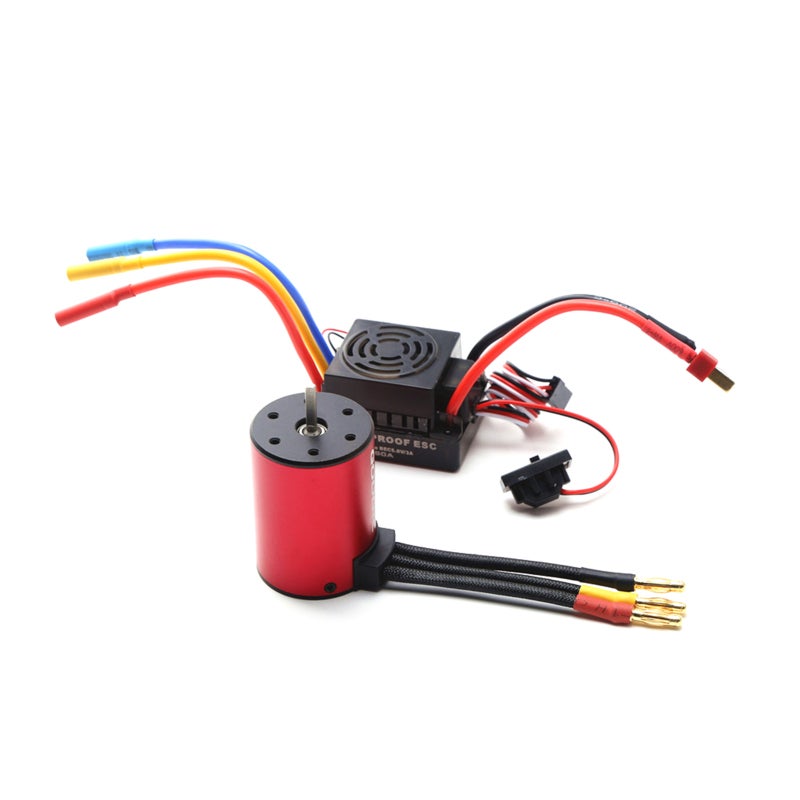 3650 Brushless Motor 4300KV 1/10 RC Car Motor - 60A ESC Enhanced Throttle Response Brushless Motor for 1/8 1/10 RC Cars - Image 3