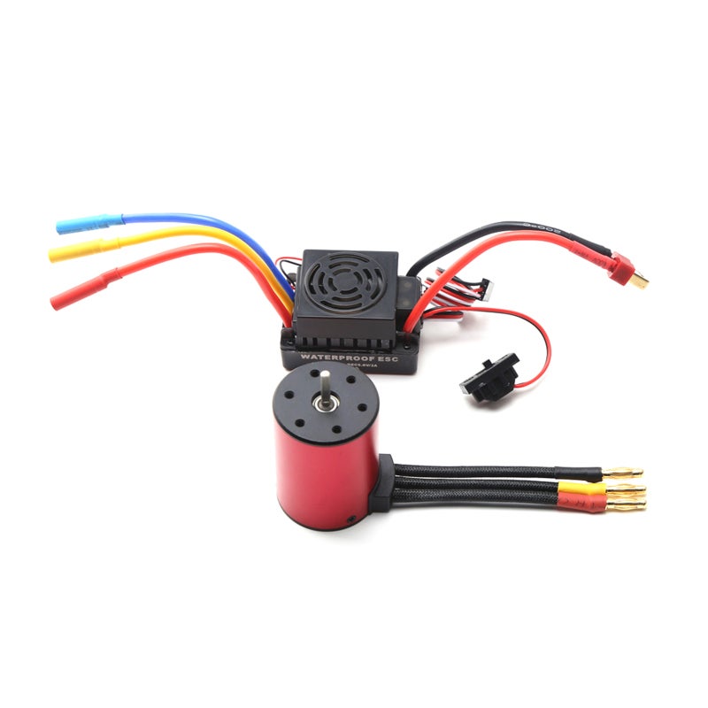 3650 Brushless Motor 4300KV 1/10 RC Car Motor - 60A ESC Enhanced Throttle Response Brushless Motor for 1/8 1/10 RC Cars - Image 4