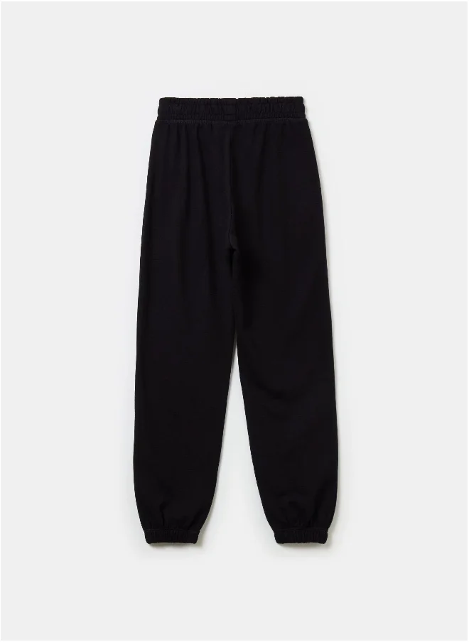 او في اس Fleece joggers with elasticated edging