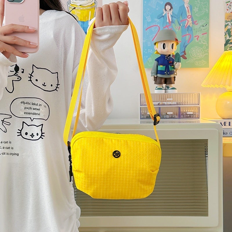 Women’s Small Plaid Crossbody Bag, Soft Square Shoulder Bag with Zipper and Inner Pockets - Image 4