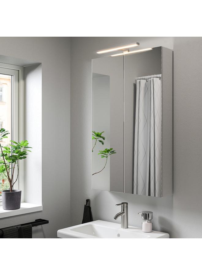 زبون إضاءة LED للكابينة/المرآة، بلون الألومنيوم، 350 مم - Image 3