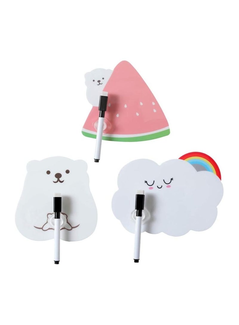 لوحة تدوين الرسائل لطيفة قابلة للمسح قابلة واعادة الاستخدام مع تقنية مقاومة البقع للثلاجة - Image 5