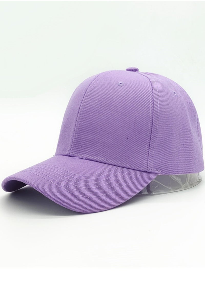 SARAOONT - Classic Lavender Polyester Baseball Cap - Adjustable Unisex Dad Hat for Running, Workouts, and Outdoor Activities - Image 1