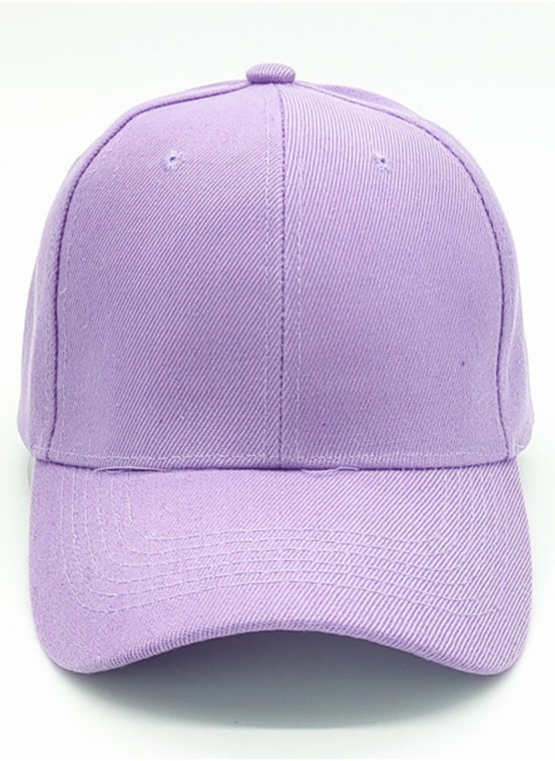 SARAOONT - Classic Lavender Polyester Baseball Cap - Adjustable Unisex Dad Hat for Running, Workouts, and Outdoor Activities - Image 1