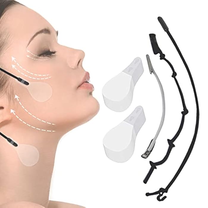 Elitecran Face Lift Tape, 40 Pcs Face Tape Lifting Invisible, Face Lift Double chin Stickers Neck Lift Tapes and Bands Makeup Tool for Lifting Saggy Skin and Wrinkles - Image 1