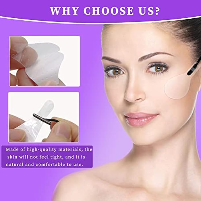 Elitecran Face Lift Tape, 40 Pcs Face Tape Lifting Invisible, Face Lift Double chin Stickers Neck Lift Tapes and Bands Makeup Tool for Lifting Saggy Skin and Wrinkles - Image 5