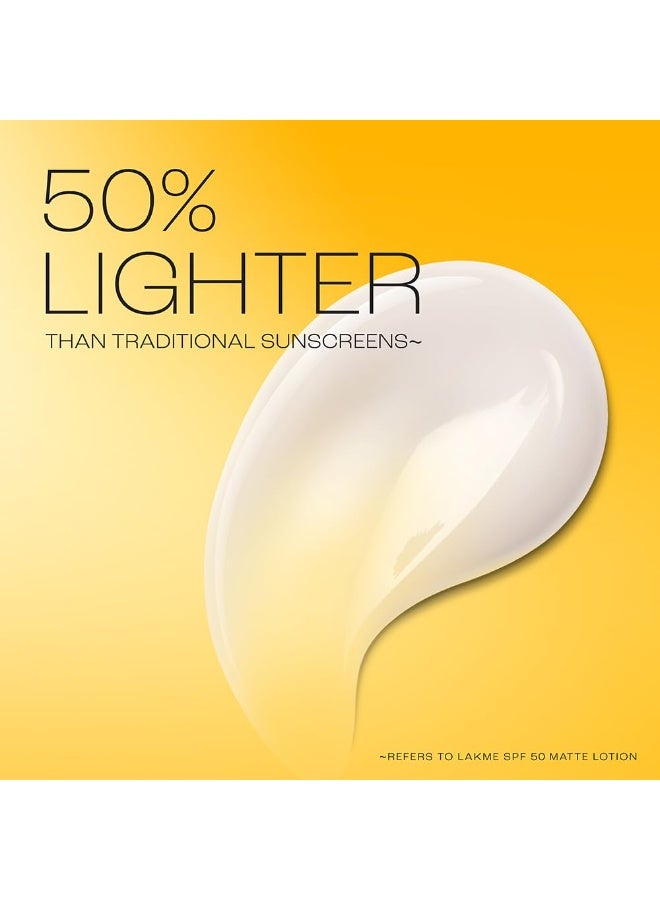 LAKME Lakmē Sun Expert SPF 50 PA+++ Gel Sunscreen For Oily & Combination Skin 100g - Image 3