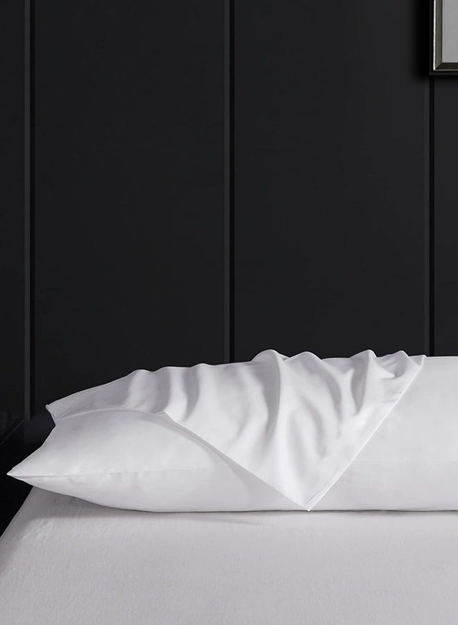 سنوز كيس وسادة طويل، 40*180 سم، وايت - Image 2