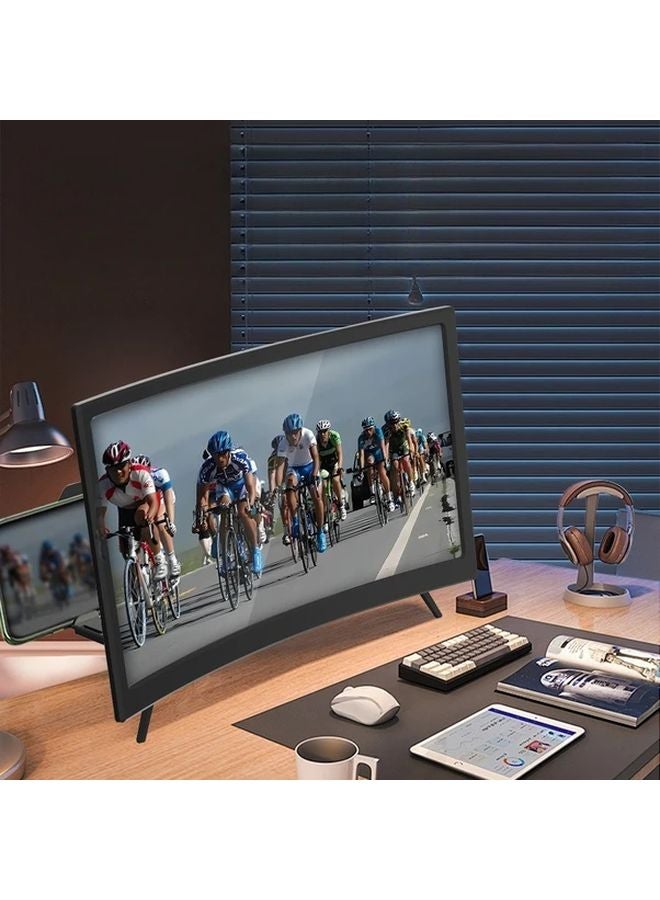 ترقية مكبر الشاشة المحمول المنحني مقاس 12 بوصة عالي الدقة WL859 باللون الأسود للأفلام والفيديو والألعاب - Image 3