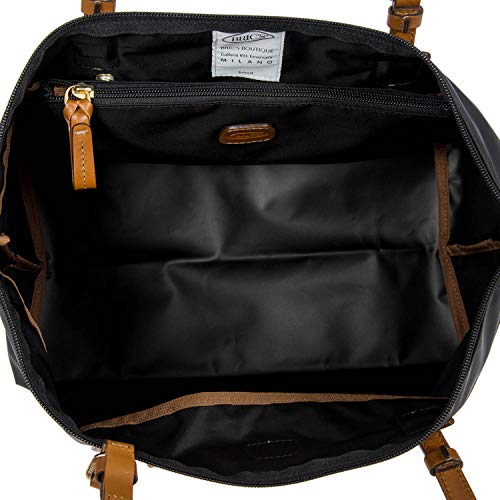 Bric's X-Collection Sportina Tote Bag – Large Water-Resistant Nylon Tote with Detachable Pouch for Travel, Work, Beach, Black - Image 5