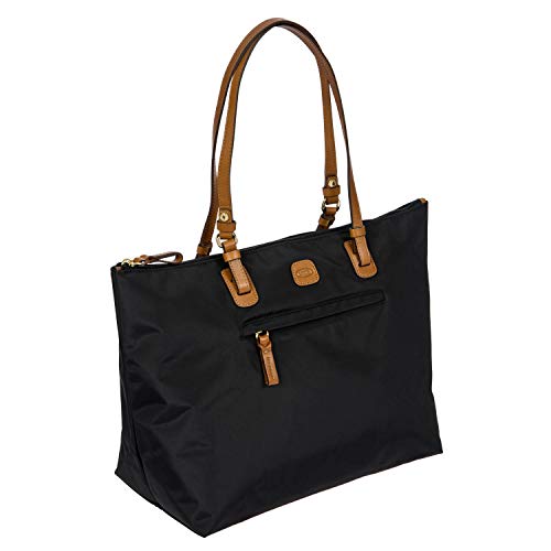 Bric's X-Collection Sportina Tote Bag – Large Water-Resistant Nylon Tote with Detachable Pouch for Travel, Work, Beach, Black - Image 2
