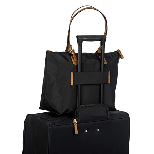 Bric's X-Collection Sportina Tote Bag – Large Water-Resistant Nylon Tote with Detachable Pouch for Travel, Work, Beach, Black - Image 3