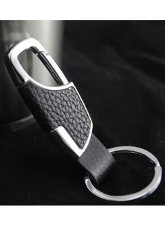Goolsky Men's and women's leather key chain, metal key ring, car accessories, jewelry gifts, simple fashion, creative trend, new  - Image 1
