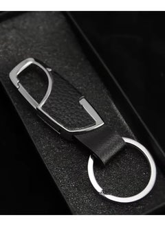Goolsky Men's and women's leather key chain, metal key ring, car accessories, jewelry gifts, simple fashion, creative trend, new  - Image 2
