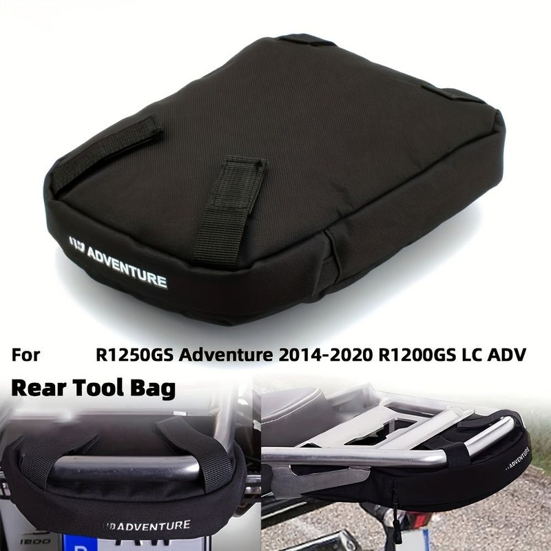 Motorcycle Rear Rack Tail Bag Black Waterproof Multifunctional Travel Luggage Tool Storage For R 1250 GS R 1200 GS LC Adventure R1200 1250GS 2014 And Up - Image 1