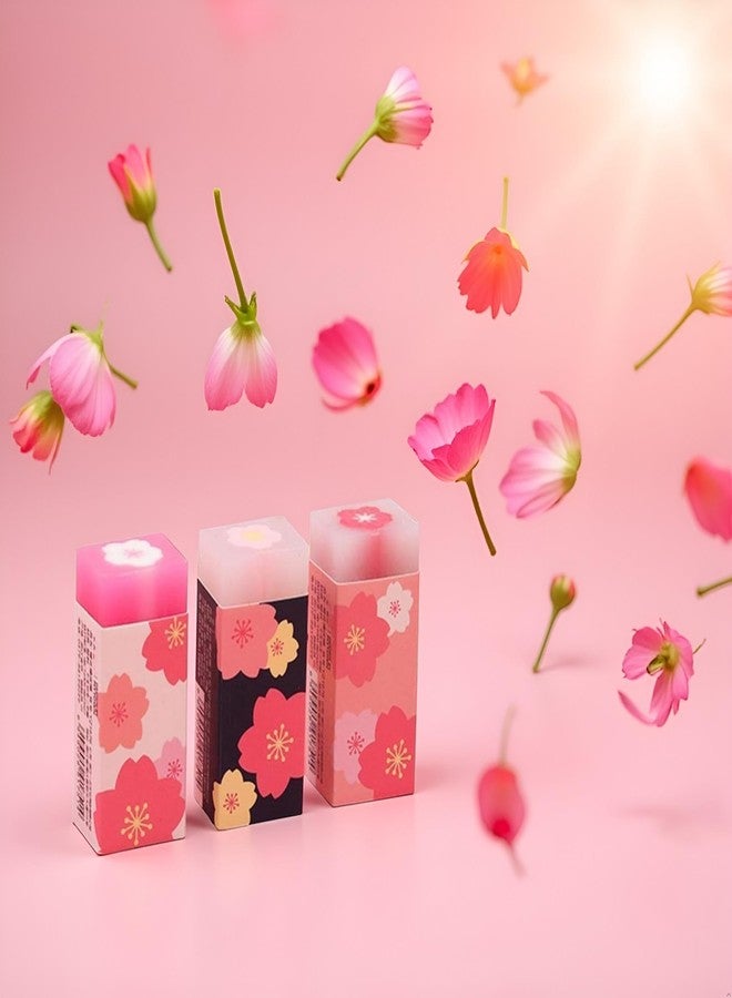 BWESOO 3Pcs Pink Lovely Rubber Erasers Petal Sketch Painting Pencil Correction Tool Atationery Supplies School Office Stationery Supply Standard Pencil Erasers - Image 5