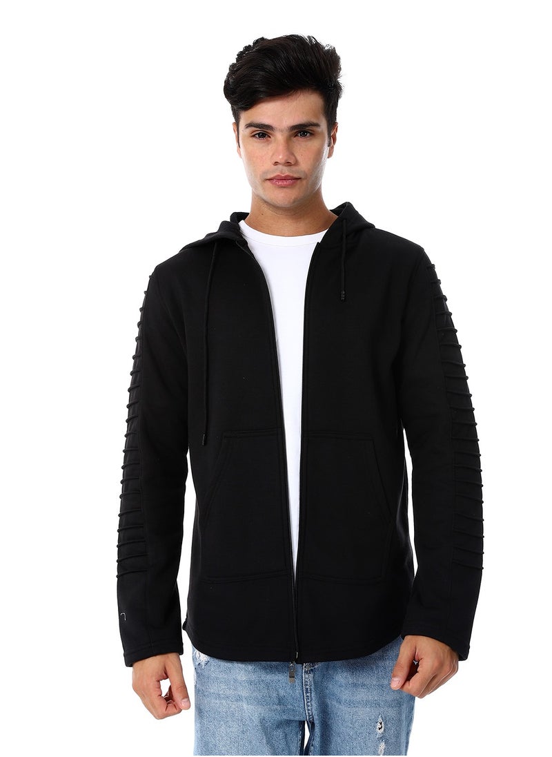 Caesar - Mens Front Pockets Zipped Hoodie - Image 1