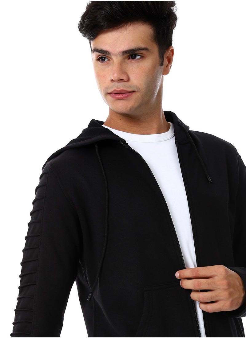 Caesar - Mens Front Pockets Zipped Hoodie - Image 1