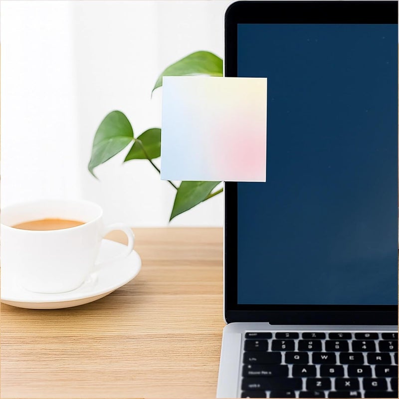 Gradient Sticky Notes, 6 Pads 600 Pcs, 3.2 X 3.2 in Memo Pads, Aesthetic Paper for Students, Office, Journaling, Scrapbooking - Image 2