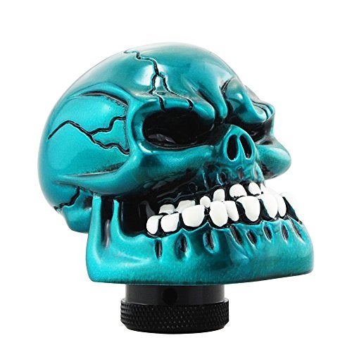Mavota Blue Skull Manual Automatic Gear Shift Knobs - Image 2