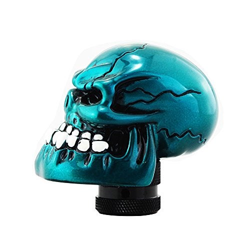 Mavota Blue Skull Manual Automatic Gear Shift Knobs - Image 4