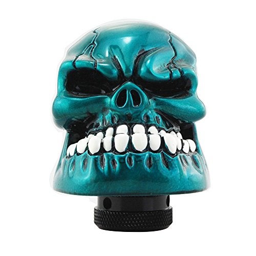 Mavota Blue Skull Manual Automatic Gear Shift Knobs - Image 3