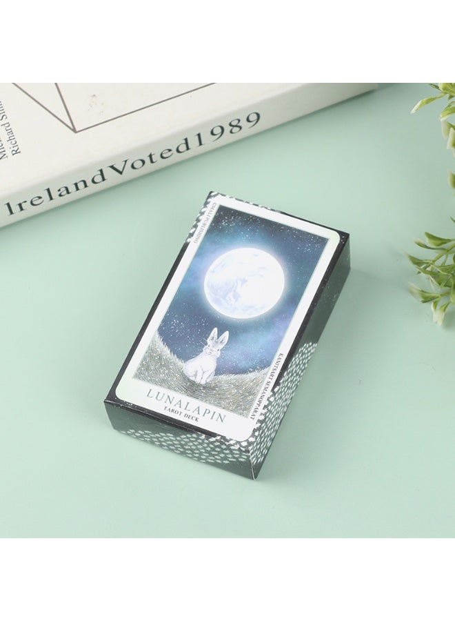 NIBEMINENT 78 Tarot cards. Luna Rabbin Rabbit-shaped Tarot card deck. Tarot cards. Tarot card game. Party game. - Image 2