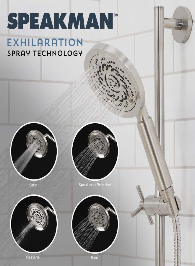 Speakman S-5001-BN-E15 Kubos Exhilaration High Pressure Fixed Shower Head, 1.5 GPM, Brushed Nickel - Image 4