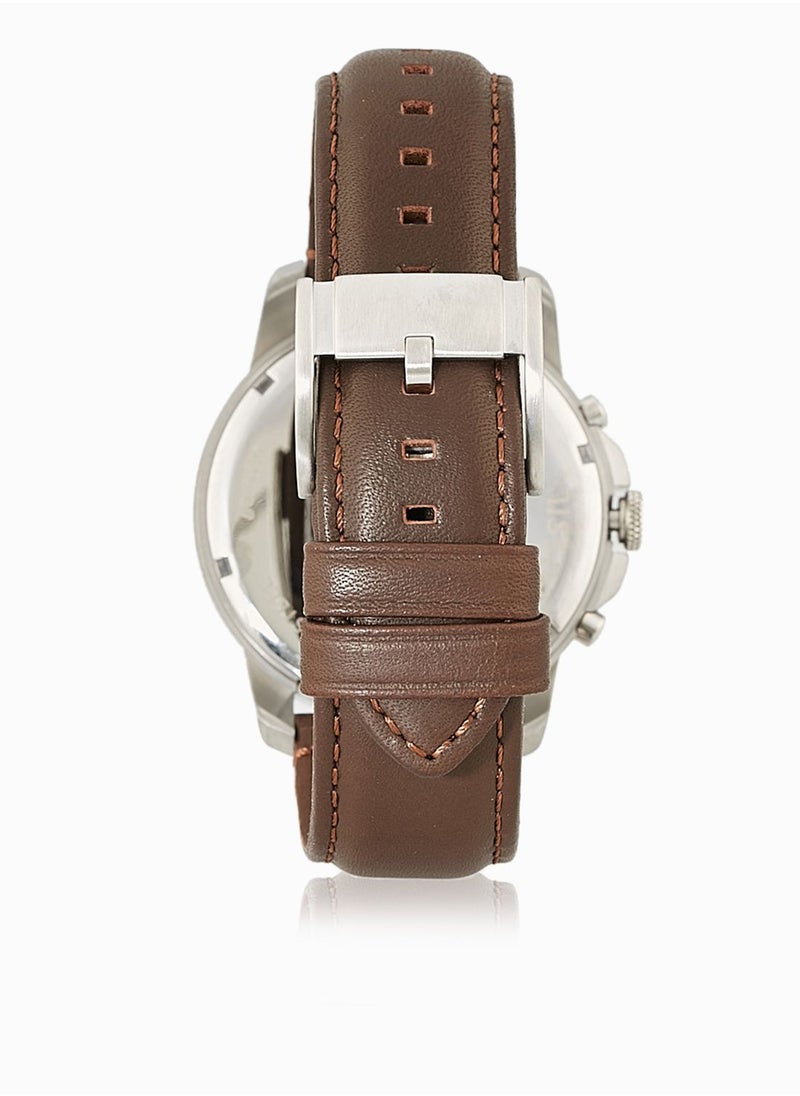 FOSSIL - Grant Brown Leather Watch - Image 1