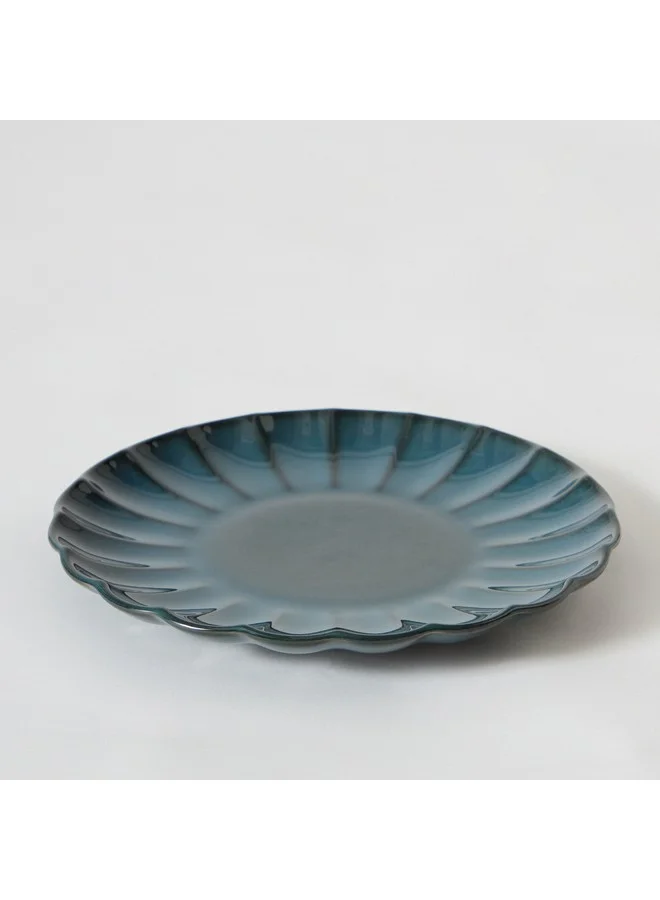 Home Box Siam Scallop Dinner Plate 27 x 2.8 x 27 cm