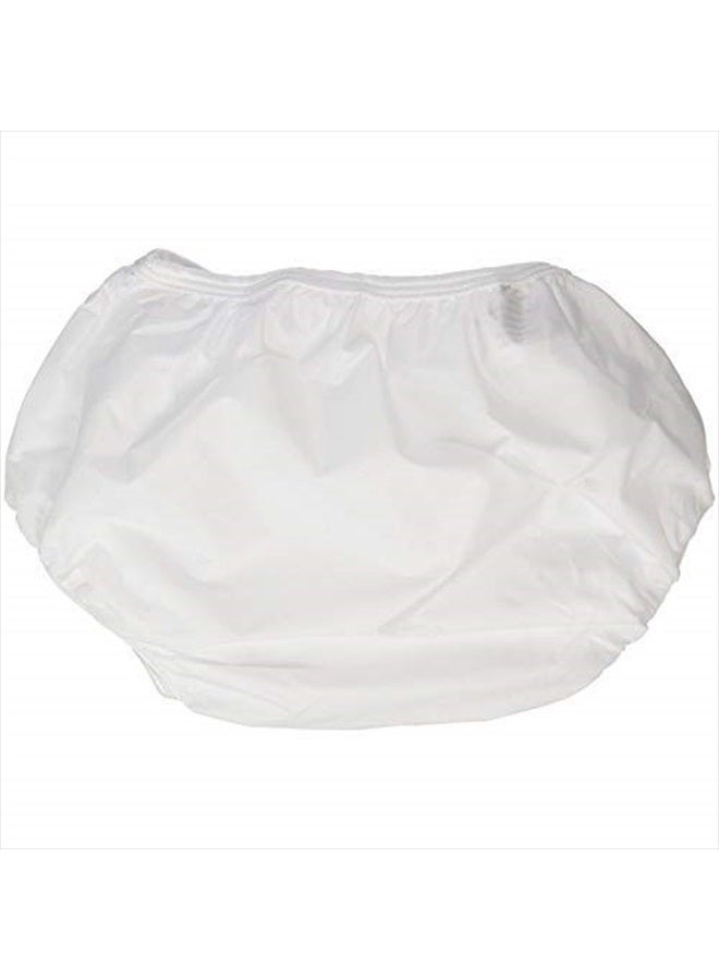 Dappi Waterproof 100% Nylon Diaper Pants, White, Small Fits 14-19 pounds (2 Count) - Image 3