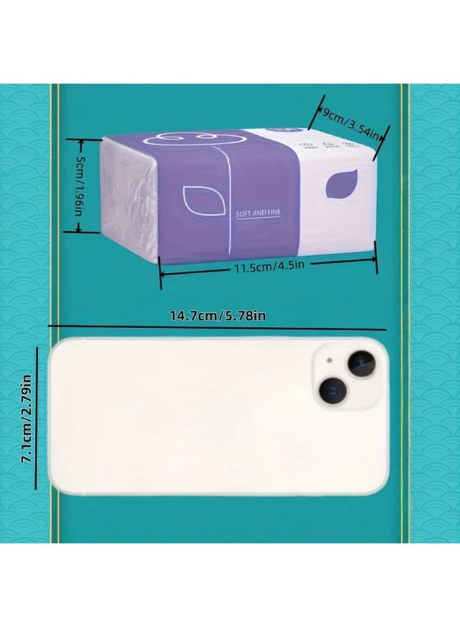 6pcs High Quality 4 Layer Paper Towels 240 Each Random Color For Home Office - Image 4