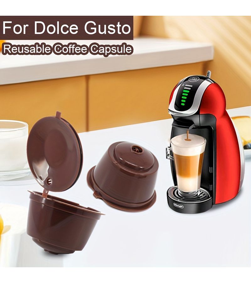 Reusable Yellow Coffee Capsule Shell for Self-Filled Coffee Powder Compatible with Coffee Machines Economical for Coffee Enthusiasts - Image 2