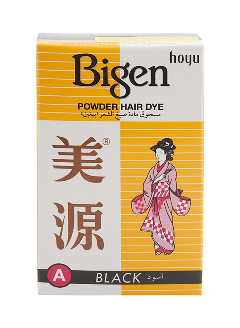 Bigen Powder Hair Dye  A Black