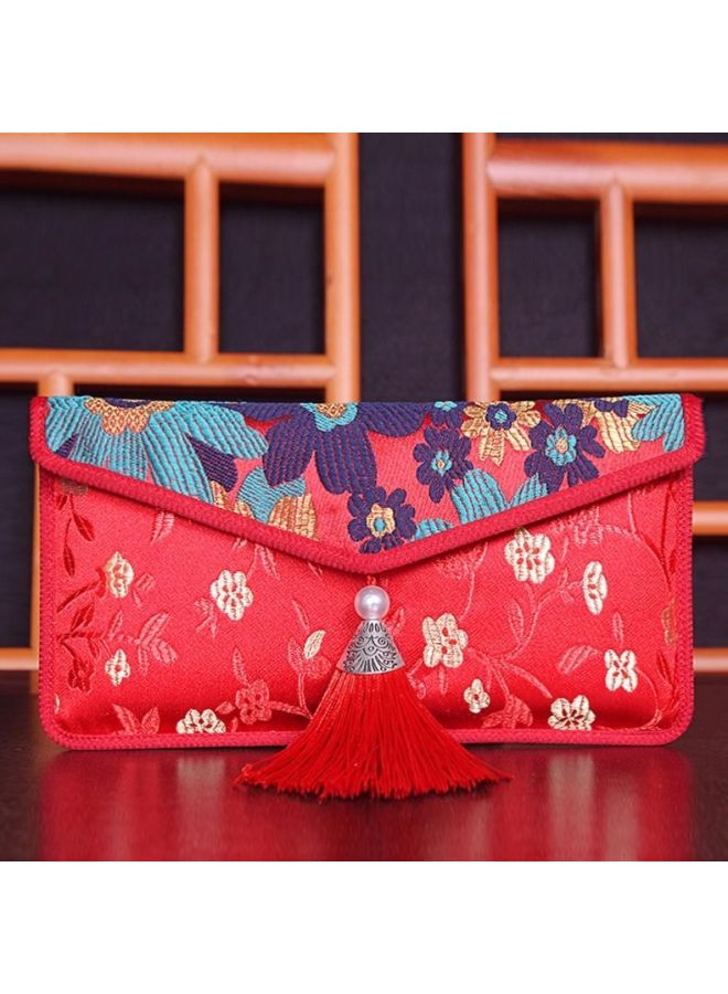 WELCOME Wedding Ten Thousand Yuan Changed Red Envelope Brocade Fabric Red Envelope Big Red Envelope Creative New Year's Benefit Is A Wedding Red Envelope - Image 1