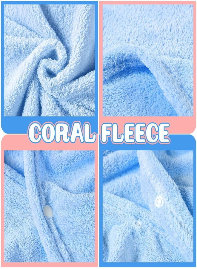 Kenning 4 Pack 28 x 55 Inch Toddler Baby Towels with Hood, Kids Bath Towels, for Boy Girl, Absorbent Thick Soft, Large Size, 4 Colors - Image 4