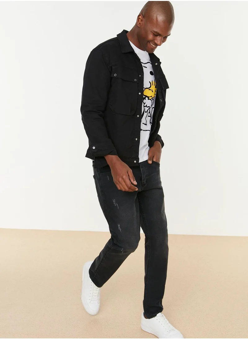 trendyol Rinse Trucker Jacket