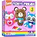KRAFUN Sewing Kit for Kids Age 7 8 9 10 11 12 Beginner My First Art Craft Includes 3 Stuffed Animal Dolls Teddy Raccoon and Owl Instructions Plush Felt Materials for Learn to Sew Embroidery - Image 3