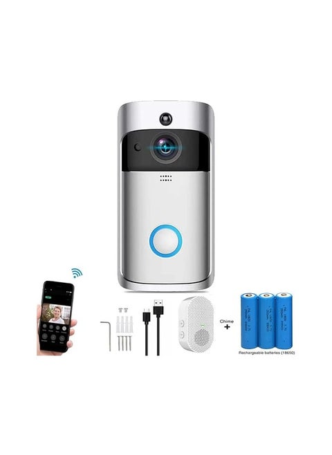 Smart Doorbell with Camera – Wireless Video Doorbell with Motion Detection, Two-Way Audio & Night Vision – Secure Home Monitoring
