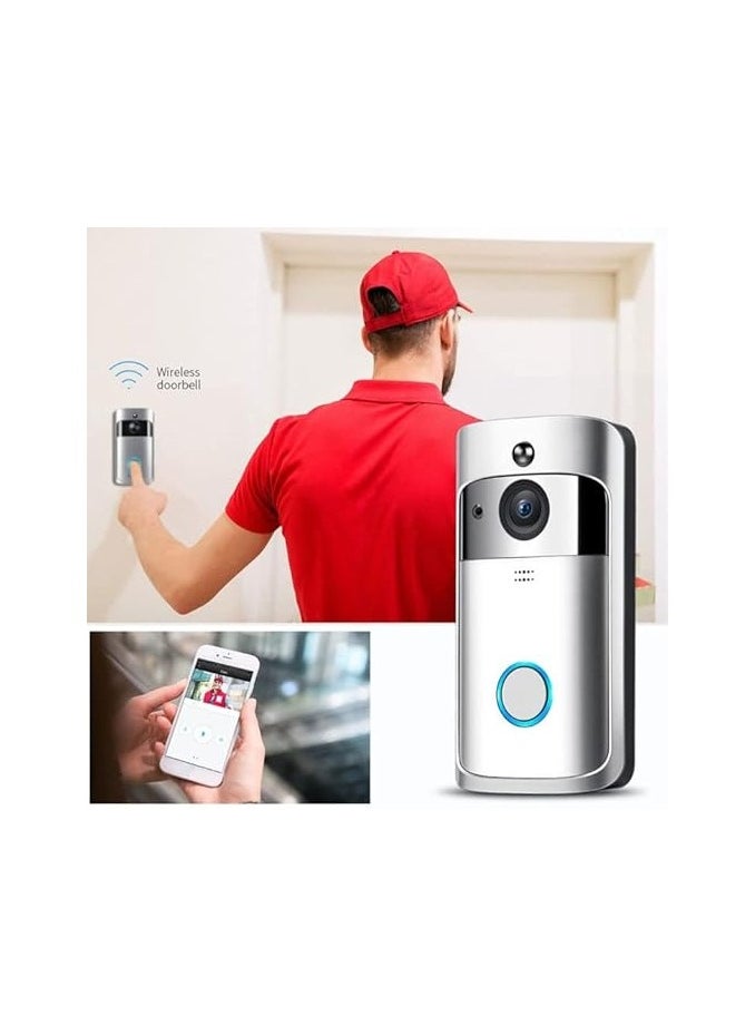 Generic - Smart Doorbell with Camera – Wireless Video Doorbell with Motion Detection, Two-Way Audio & Night Vision – Secure Home Monitoring - Image 1