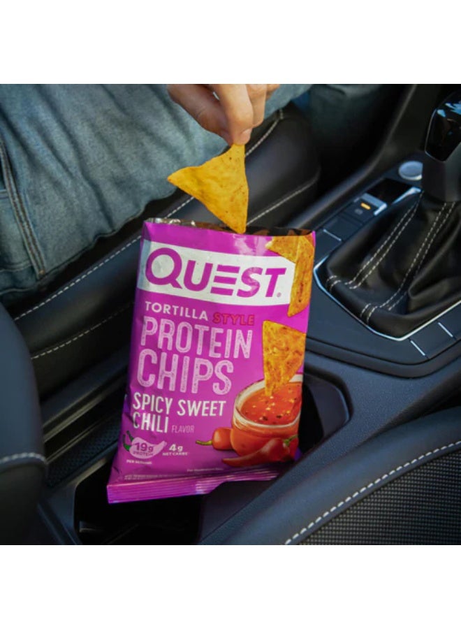 كويست رقائق بروتين على شكل تورتيلا من كويست نيوتريشن، 32 جرام، بنكهة الفلفل الحلو الحار - Image 5