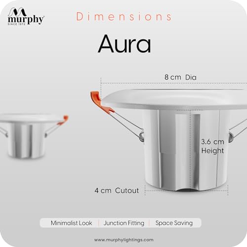 Murphy Polycarbonate 3W Aura LED Deep Junction Box 3-in-1 Color Changing Light (Cool White/Warm White/Natural White, Pack of 8) - Image 5