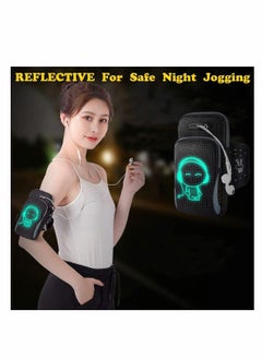 Excefore Running Armband Phone Holder, Phone Armband,Running Bag,Arm Band For Phone Running, Armband Bag, For Iphone Xs Max Xr Xs 8/7 Plus, Samsung,Cellphone Up To 6"  - Image 4