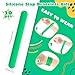 Vinsot 30 Pcs Silicone Slap Bracelets Gift for Kids DIY Slap Bands Party Favor Soft Blank Snap Wristbands Bulk for School Craft Project Painting Classroom Prizes Birthday WeddingGreen - Image 4