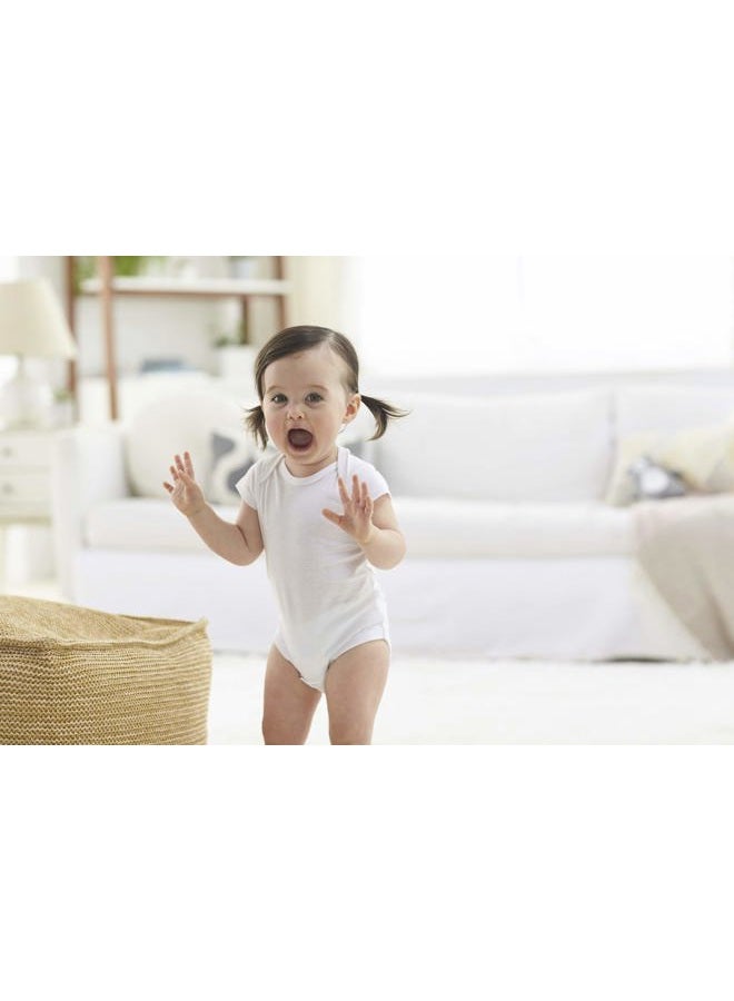 Gerber Baby Girls' 3-Pack or 6-Pack Long-Sleeve Onesies Bodysuit Toddler T-Shirt Set, White, 6-9 Months (Pack of 3) - Image 3