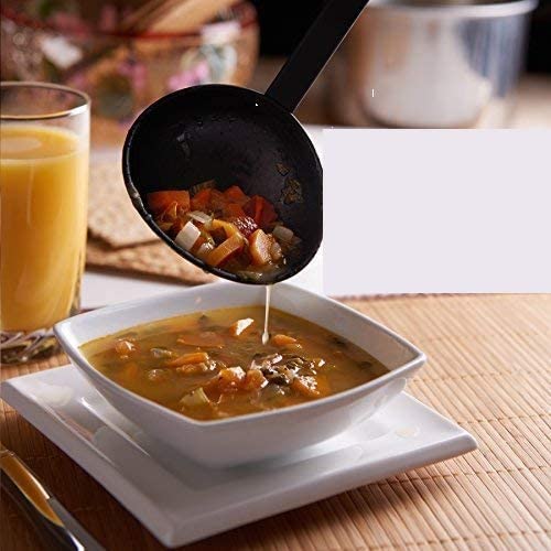 PATTAR PATTAR Premium 6pc Nylon Kitchen Utensil Set for Cooking 30cm Cooking UtensilsSlotted SpatulaSlotted SpoonSpaghetti ServerServing SpoonSoup ladleSpatulas - Image 5