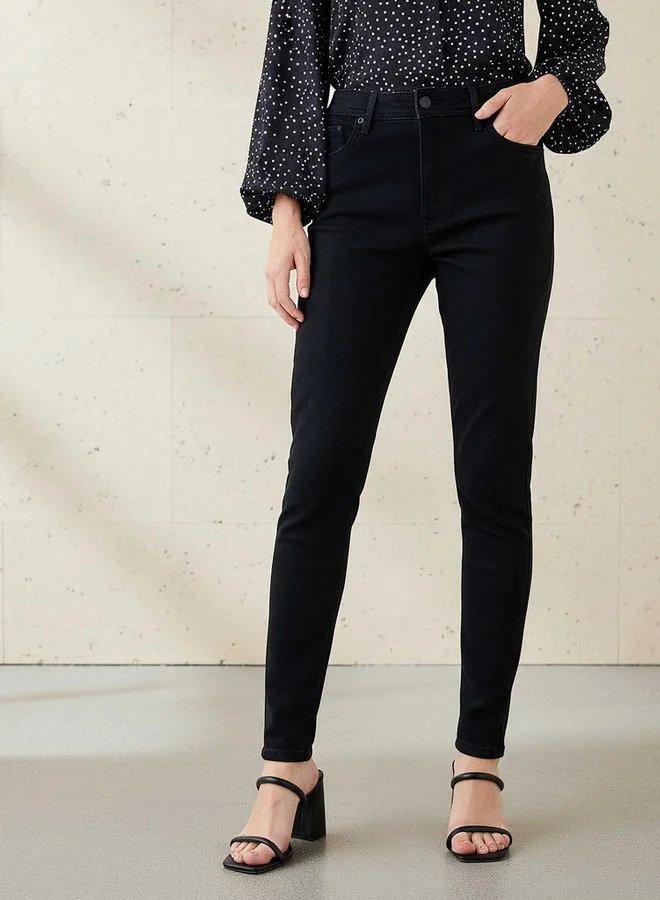 Lee Cooper Women Skinny Fit High-Rise Jeans