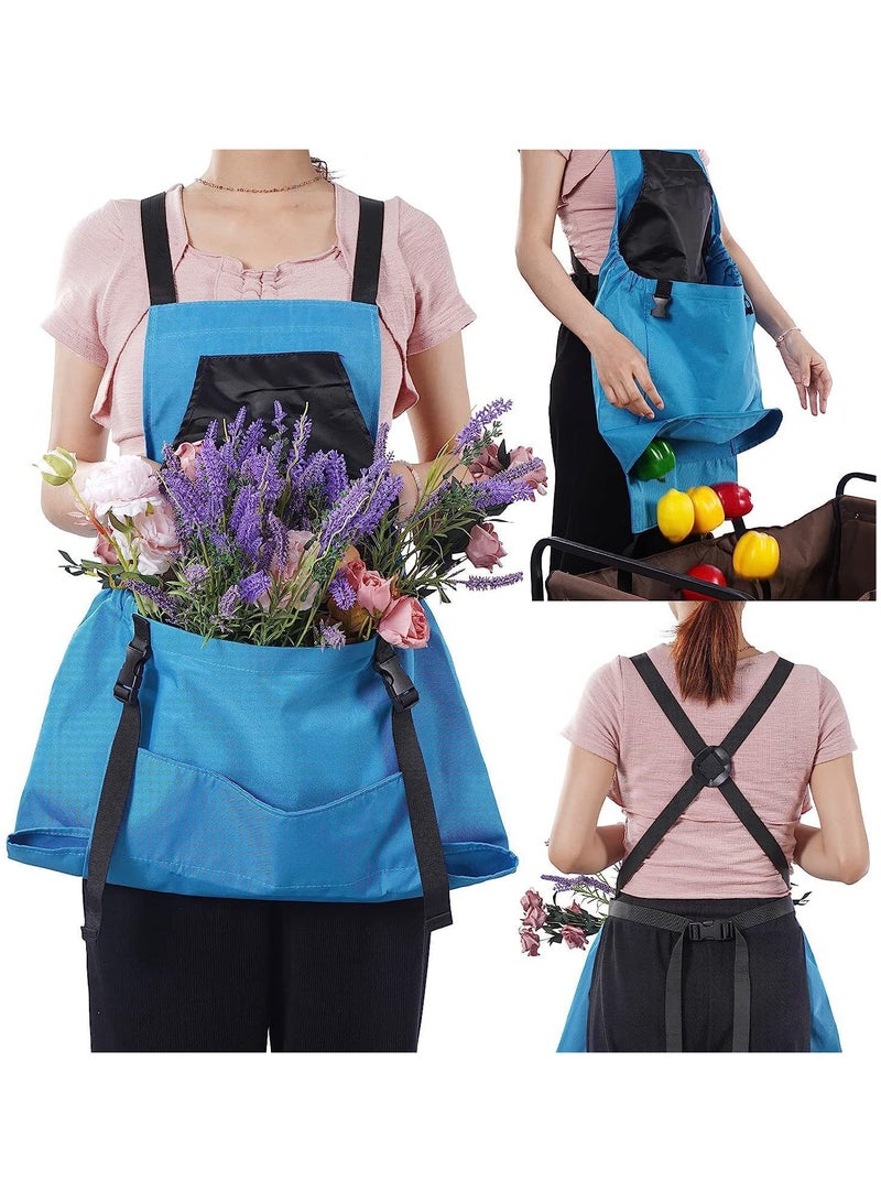 general Outdoor Gardening Apron with Large Pockets - Quick-Release Harvesting, Multi-Functional Picking Tool Apron (Suitable for Fruits / Vegetables / Herbs, Ideal for Gardeners / Farmers) - Image 2
